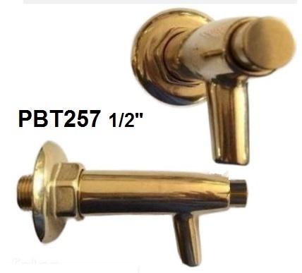 Wall mounted push button tap in Malta