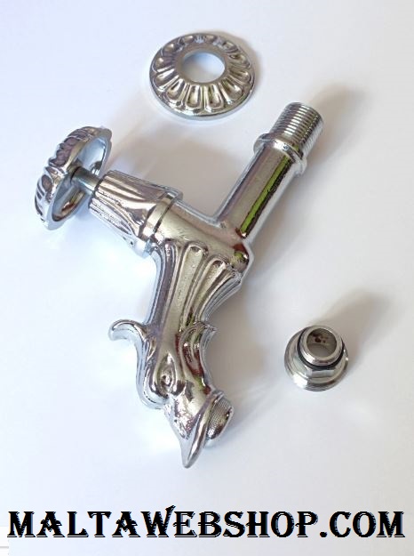 Artisitc water tap for bathroom in chrome  Malta