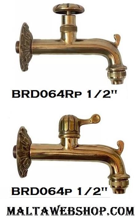 Wall mounted water tap in Malta in decorative style