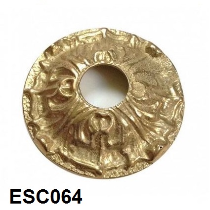 Backplate in brass for wall mounted tap in Malta - MaltaWebShop.Com