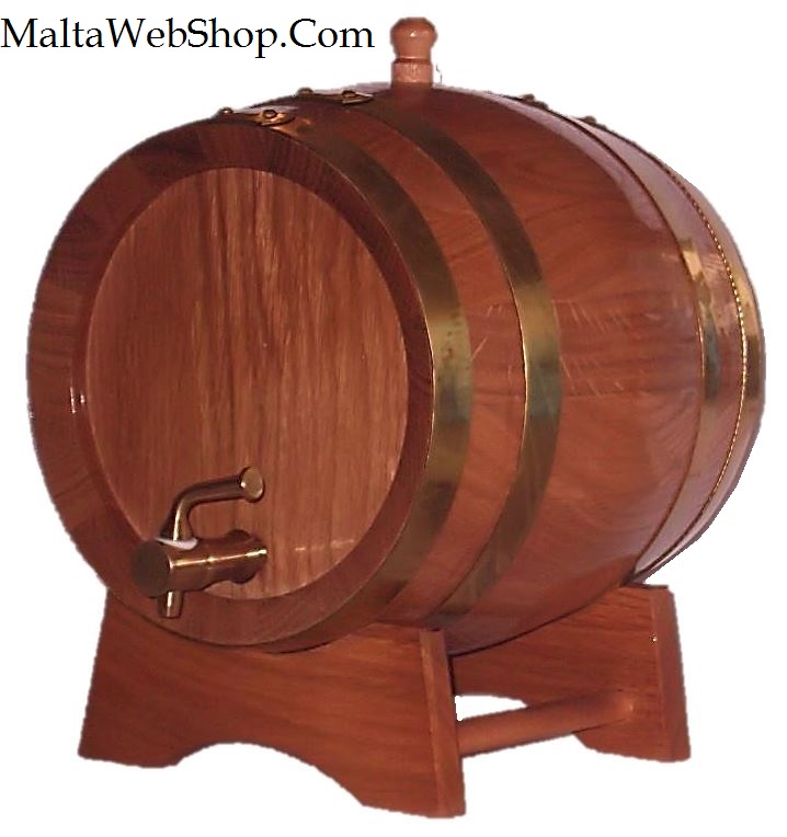 Small wine barrels in Malta