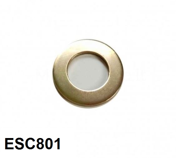 Small backplate in brass in Malta