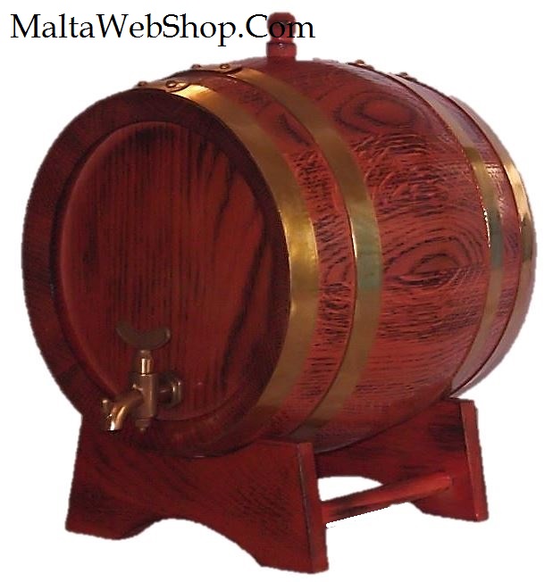 Small wine kegs in Malta