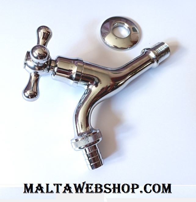 Wall mounted water hose bib tap in Malta